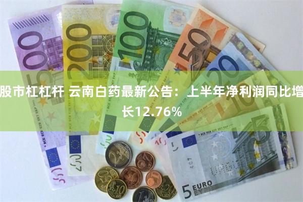 股市杠杠杆 云南白药最新公告：上半年净利润同比增长12.76%