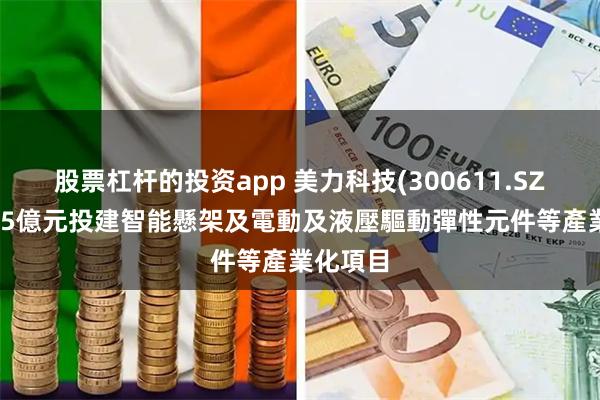 股票杠杆的投资app 美力科技(300611.SZ)擬斥6.5億元投建智能懸架及電動及液壓驅動彈性元件等產業化項目