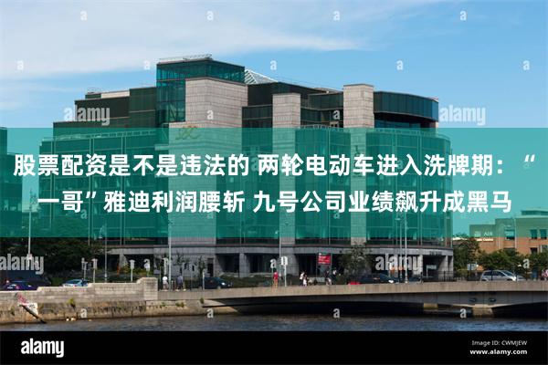股票配资是不是违法的 两轮电动车进入洗牌期：“一哥”雅迪利润腰斩 九号公司业绩飙升成黑马