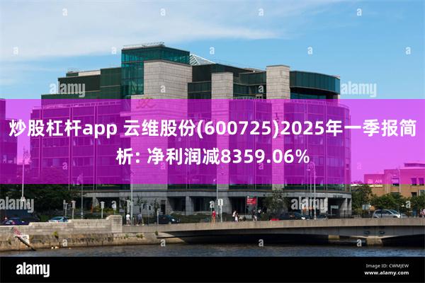 炒股杠杆app 云维股份(600725)2025年一季报简析: 净利润减8359.06%
