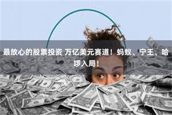 最放心的股票投资 万亿美元赛道！蚂蚁、宁王、哈啰入局！