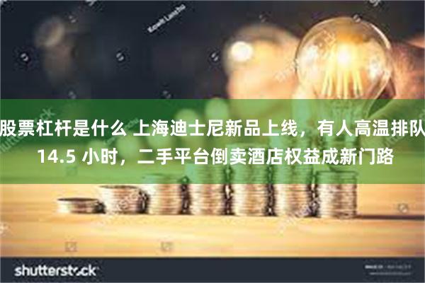 股票杠杆是什么 上海迪士尼新品上线，有人高温排队 14.5 小时，二手平台倒卖酒店权益成新门路